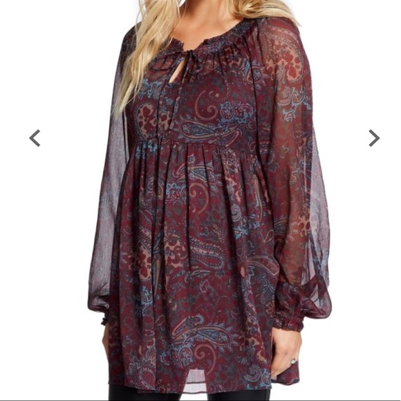 Jessica Simpson Maternity Keyhole Tunic - Picture 1 of 3